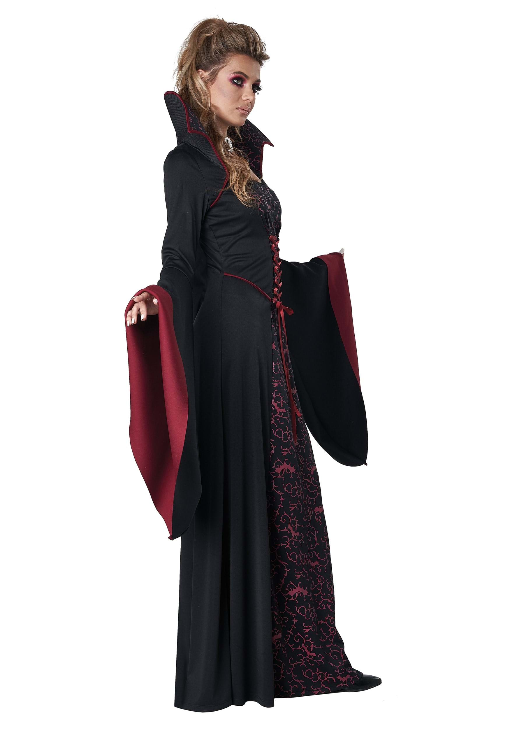 Women Royal Vampire  Costume Gothic Renaissance Dress Costume